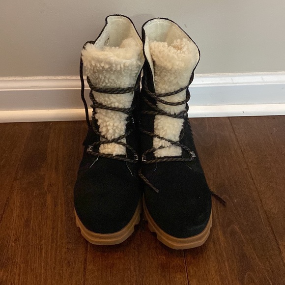 Sorel Joan of Arctic Wedge III Black size 8.5 - Picture 4 of 7